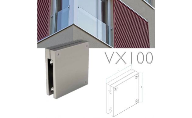 Garde-corps verre fenêtre VX100