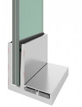 rampe de verre interieur M500-156